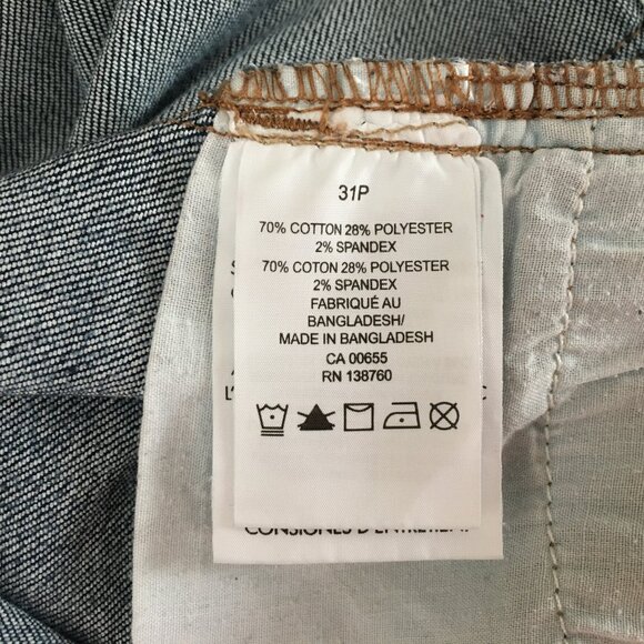 [Insider] Dark Wash Curvy Skinny Fit Jeans | 31P | Good - Picture 12 of 14